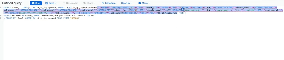 LeakyLooker vuln injection point